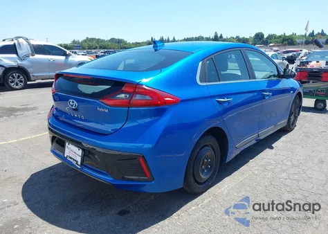 2018 Hyundai Ioniq Hybrid Limited from USA, damaged, VIN KMHC85LC0JU065414
